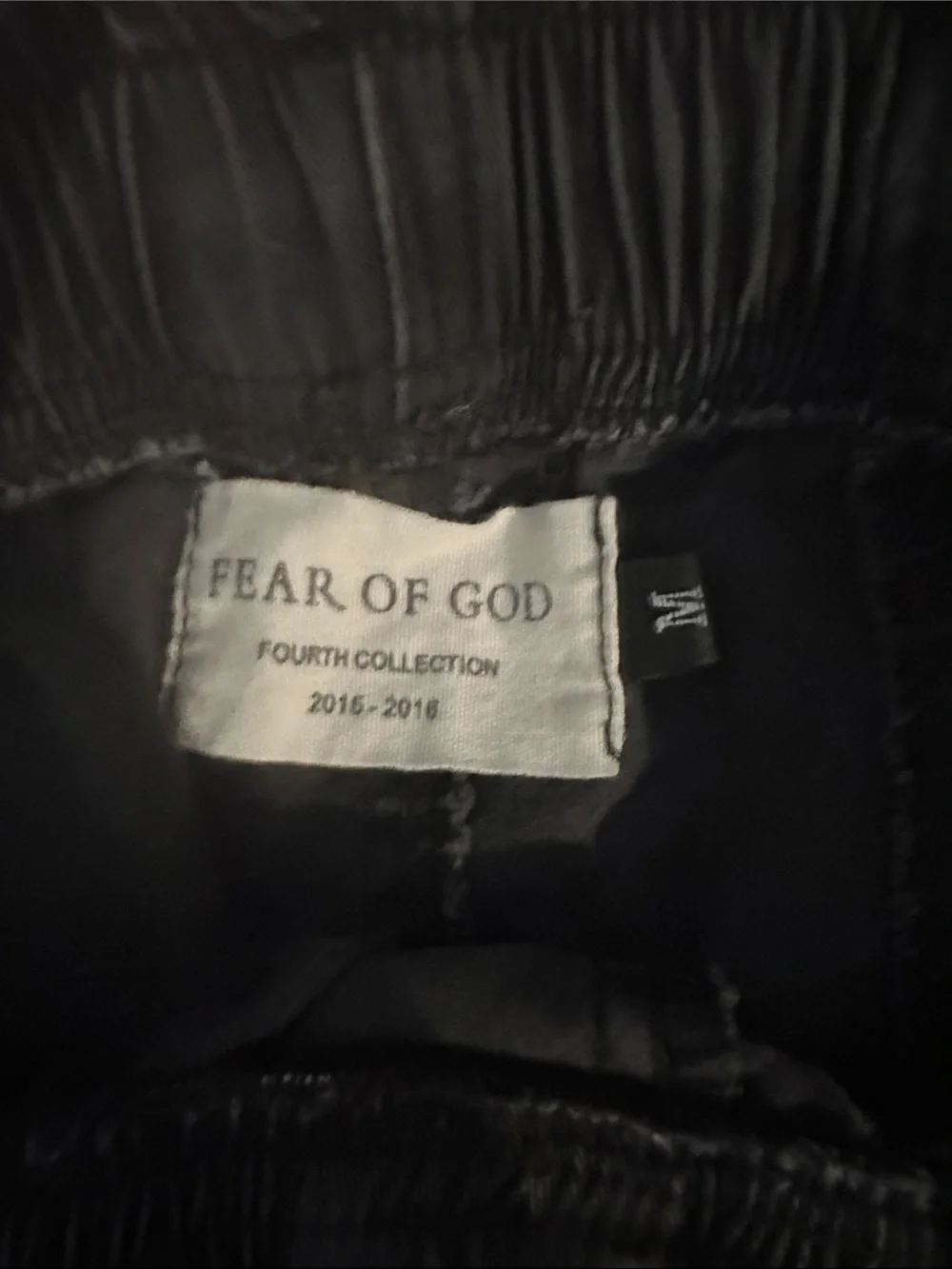 Fear of God Black Tapered Zip-Hem Joggers - Picture 2 of 4